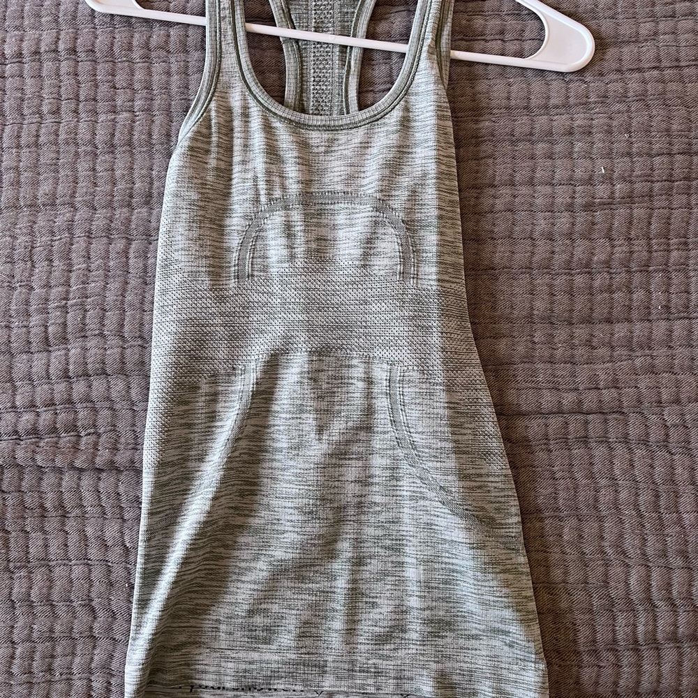 Lululemon light green Tank Top